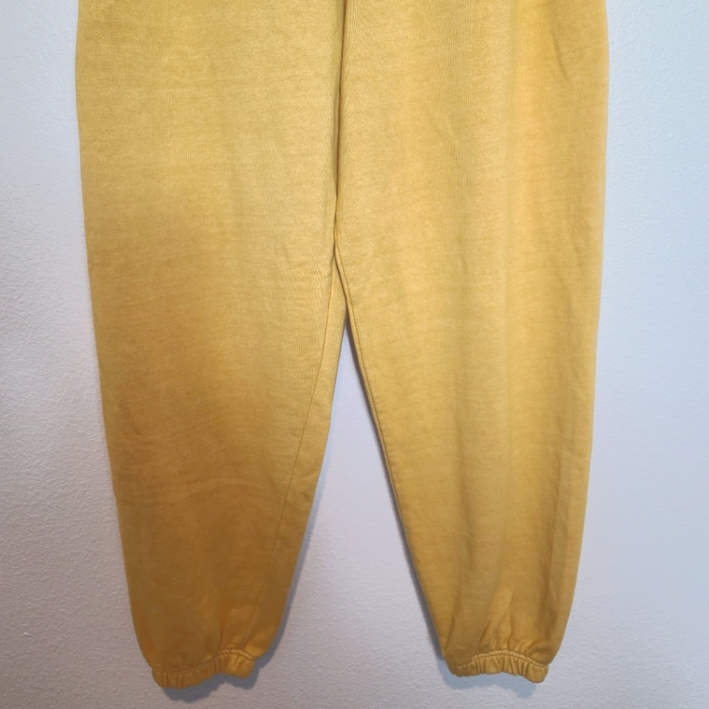 URBAN OUTFITTERS BDG Men's Bonfire French Terry Jogger Sweatpants Yellow… - Picture 10 of 13
